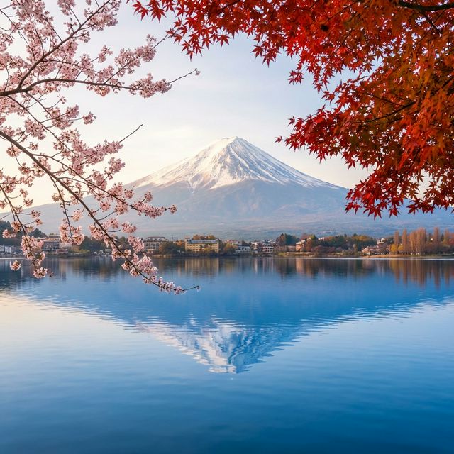 Seasons at Lake Kawaguchiko