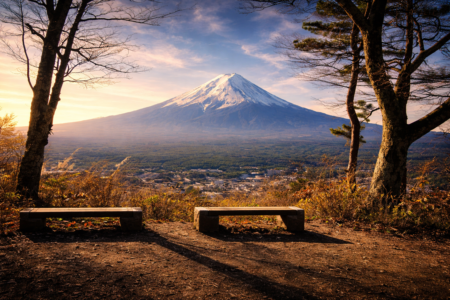 Hiking trail on Mount Tenjo